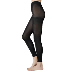 [グンゼ] レギンス Tuche トゥシェ パンツと重ねばき専用 ペチレギ 9分丈 レディース ブラック M-L