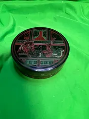 ミャンマー アンティーク 漆器 蒟醤 仏塔形 供物器 高さ約62cm ※31※ ミャンマー アンティーク 漆器 蒟醤 仏塔形 供物器 高さ約62cm