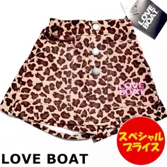 LOVE BOAT ラブボート ショートパンツ レオパード ブラウン サイズ：80.90.95 キッズ 子供服 ベビー服
