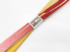 【一輝堂】【着物】和装小物 帯締め 高麗組 金糸 帯締 25w06-7486