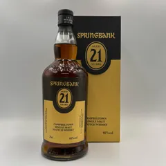 Amazon.co.jp: スプリングバンク 21年 正規品 46度 700ml : 食品