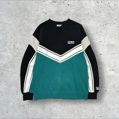 FILA フィラ 良配色 長袖 トレーナー Tシャツ F