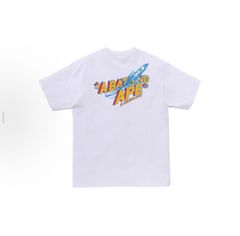 新品⭐︎A BATHING APE レタープリント半袖Tシャツ 男女兼用 特価 ] A BATHING APE レタープリント半袖Tシャツ ユニセックス