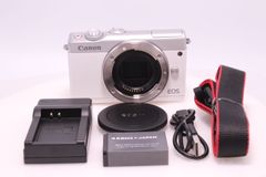 【超極美品】Canon EOS M100 ボディー(ホワイト) EOSM100WH-BODY ミラーレス一眼カメラ