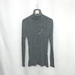 ◇ ⊇ A.S.M エーエスエム タートルネック 長袖 ニット サイズLL ブラック系 レディース E  【1502200015987】