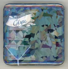 【中古】バッジ・ピンズ 冨岡義勇(シルエット) グリッター缶バッジ 「鬼滅の刃×ufotable MOCKTAIL BAR GINZA COLLECTION LOTTO 冨岡義勇」