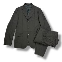 COMME des GARCONS HOMME DEUX AD2022 ストライプセットアップ スーツ 3B コムデギャルソンオムドゥ DK-J050 DK-P051 ブラック S 94320A6