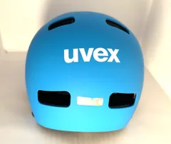 uvex 自転車ヘルメット 子供用 kid 3 cc S4149721915 ブルー/ホワイトマット 51-55cm