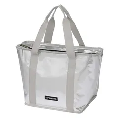 【新着商品】キャプテンスタッグ(CAPTAIN STAG) 保冷バッグ クーラーバッグ トートクーラーバッグ 容量10L シルバー デリス UE-656 1