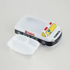 【新品】トミカ　抗菌ダイカットランチプレート　パトカー型のお皿　LUPD3　4973307619571　skater（スケーター） TOMICA POLICE CARのサムネイル