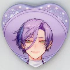 【中古】バッジ・ピンズ 榊ネス(枠模様) 「バーチャルYouTuber にじさんじ Prism Heart June Bride ランダムハート型缶バッジ Aグループ」