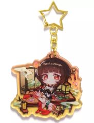 鬼滅の刃 コラボカフェ 柱稽古編 中国限定 アクリルキーホルダー 我妻
