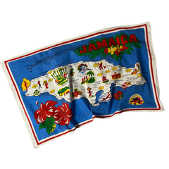 JAMAICA MAP HANDKERCHIEF