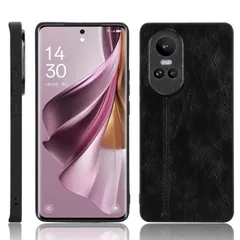 OPPO Reno10 Pro 5G ケース リノ 10プロ  レザー 薄型 ソフト ケース 【Color】 ブラックのサムネイル