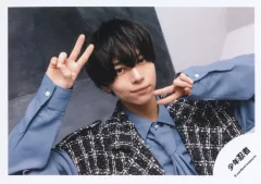 【中古】生写真(STARTO) 少年忍者/織山尚大/横型・バストアップ/プロフィール写真撮影オフショット2024/公式生写真