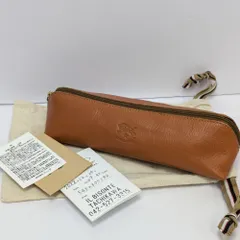 Dz799711 イルビゾンテ ペンケース 5452305190 ブラウン メンズ IL BISONTE 中古美品