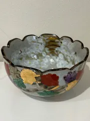 昭和　日本製 美術 高級手書き 御盛鉢 茂山作 未使用 木箱 昭和 日本製 美術 高級手書き 御盛鉢 茂山作 未使用 木箱 2025