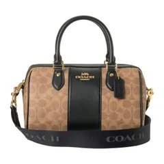 新品 コーチ COACH ハンドバッグ ローアン サッチェル タン/ブラック