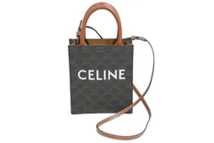 2023年最新】celine セリーヌ ミニ バーティカルカバ トリオンフ