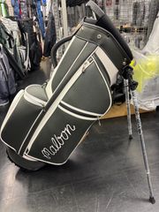 【新品未使用】Malbon Golf キャディバッグ Evergreen Stand Bag ブラック 5分割トップ 2024年モデル US直輸入品(葛西店)