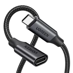 【新着商品】UGREEN USB-C 延長ケーブル 延長コード PD対応 100W/5A 急速充電 USB3.2 Gen2(10Gbps) 高速データ転送 【4K@60Hz対応】タイプc Thunderbolt3対応 双方向転送 Type C 高耐久ナイロ 1のサムネイル