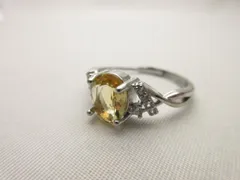 【シトリンリング】/size(フリー)/《オーバルカット》/《11月誕生石》/《幸運》/  《希望》/1534e5