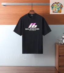 【今日特価】Balenciaga 2025SS 立体シリコーンカラー ウォッシュド T シャツ
