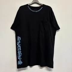 CHROME HEARTS クロムハーツ Neck Logo ネックロゴ 黒 ブラック 水色  