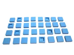 レゴ★未使用！パステルブルーの１×１タイル３２点セット