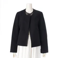☆BLACK COMME des GARCONS/ノーカラージャケット COMME des GARCONS HOMME ウールモヘアノーカラージャケット