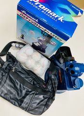 Promark トスマシン バティングトレーナー本体とやわらかいウレタンボール6個（ボール入れアディダス ショルダーバッグ付）