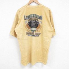 H25☆アニマルTシャツ☆00s☆ラブラドールレトリーバー☆バック 