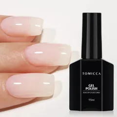 【特価】TOMICCA ジェルネイル シアーカラージェル 単色 乳白色 ホワイト 透明感ある 15ml UV/LED対応 初心者＆プロ適用 ポリッシュタイプ セルフネイル