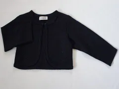 サッコ sacco アウトレット 子供服 女の子 100cm 長袖 ボレロ カットソー カーディガン 紺 フォーマル 受験 面接 通園 通塾 入園式 卒園式 春 秋 冬 ★3 トップス ガールズ 女児 キッズ 【中古】 ユーズド リサイクル