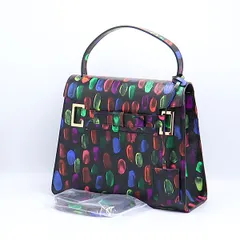 美品 サマンサタバサ ハンドバッグ/ショルダーバッグ 替えベルト付 エムシュシュ ブラック×6種カラー レディース YUM 2000000 NSK