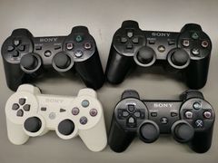 【ジャンクパーツ】PS3コントローラー DUALSHOCK3 4個セット 動作不良品【50-55】