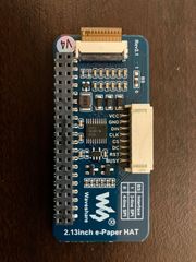 2.13インチ SPI 電子ペーパー モジュール スターターセット Eink EPaper ディスプレイ HAT スターターキット for RasPi RPI Raspberry Pi Zero 2 W WH Arduino ラズパイ 送料無料 匿名配送