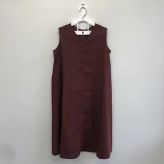 【URBAN RESEARCH DOORS】アーバンリサーチドアーズ　茶色系　M　シャツワンピース　無地　シンプル