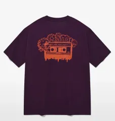 VISION STREET WEAR(ビジョンストリートウェア) x 疲れ 半袖Tシャツ 紫 M