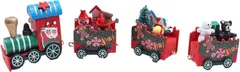 【数量限定】アクセサリー 飾りもの列車 子供のおもちゃ 木製のミニ列車 クリスマス列車 デコレーション クリスマス雑貨 木製列車 ミニチュアアクセサリー クリスマスの装飾 木製のおもちゃ 工芸品 パーティー ギフト 装飾品 プレゼント クリスマスパーティー 贈