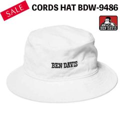 Dead Stock◾️新品/未使用◾️ CORDS HAT ＜WHITE＞　BDW-9486 （BEN DAVIS ベンデイビス）帽子 コーディロイハットバケットハット男女兼用