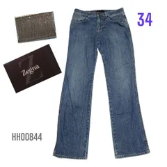 メンズデニムパンツジーンズw34股下88㎝ブルーZegna HH00844のサムネイル