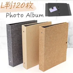 ☆ DIY フォトアルバム pmyalbum06 フォトアルバム 手作り アルバム 写真 Lサイズ DIY フリー台紙 フォト 手づくり デコレーション リネン かわいい デザイン おしゃれ ギフト 贈り物