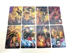 鬼滅の刃 無限城編 台湾 劇場版 ホログラム カード 8枚 コンプ