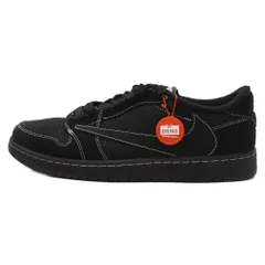 NIKE (ナイキ) ×TRAVIS SCOTT AIR JORDAN 1 LOW OG SP BLACK PHANTOM DM7866-001 トラヴィススコット エアジョーダン1ブラックファントム ローカットスニーカー US10.5/28.5cmのサムネイル