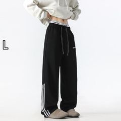 完売品 黒M 定価16500円 CRONOS レディース 薄手 ジョガーパンツ