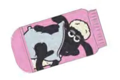 スモ 【送料無料】 【ひつじのショーン】キッズソックス【ピンク】【おやすみ】【ショーン】【ひつじ】【羊】【ヒツジ】【キャラクター】【アニメ】【映画】【ソックス】【くつした】【くつ下】【靴下】【子供】【キッズ】【ファッション】【グッズ】