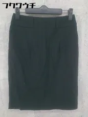 ◇ LAUTREAMONT ロートレアモン 膝丈 タイト ナロー スカート サイズ36 ブラック レディース 【中古】 【1002802267666】