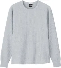 ザ・ノース・フェイス THE NORTH FACE アウトドア ロングスリーブウォームワッフルクルー メンズ L/S Warm Waffle Crew 長袖 Tシャツ 防寒 保温 通勤 通学 旅行 トラベル 男性  NT62032 Z3 Zグレー3