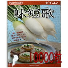 カネコ種苗　味短歌　大根　１００００粒